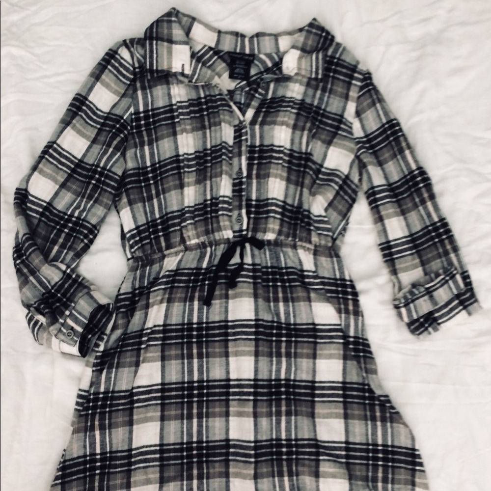 Junior Paper Doll Shirt Dress